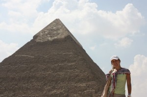 Юля и великие египетские пирамиды     