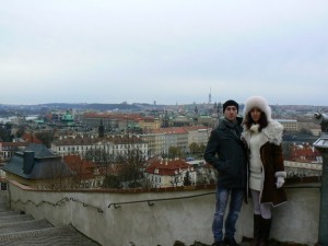 Алексей и Наталья в Праге (февраль 2014) 